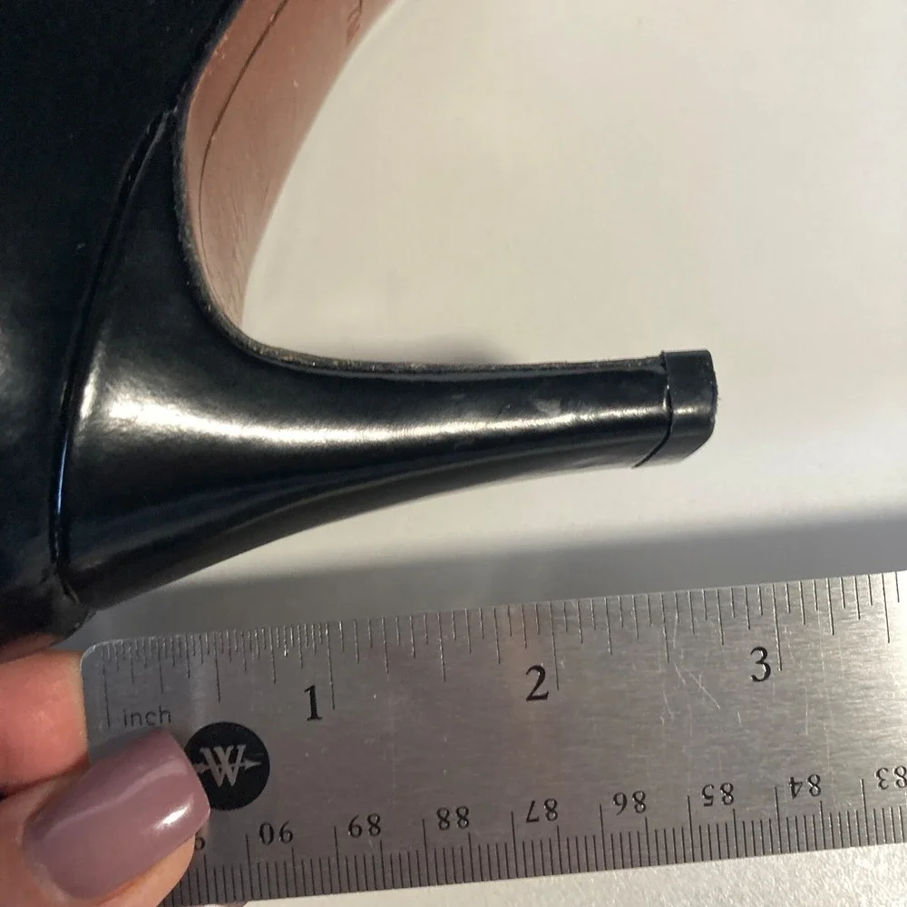 10 Crosby Derek Lam Pointy Over The Knee Black Leather Heel Boot Women 7 RP$650